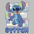 thumbnail image 2 of Womens Lilo & Stitch Retro Pattern Panels T Shirt, 2 of 4