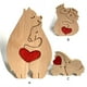 thumbnail image 2 of Madera Dibujos animados Adornos de animales Esculturas Sala de vivienda Decoraciones de la casa de campo Art Crafts Collectibles Elenxs HA012045-03, 2 of 7