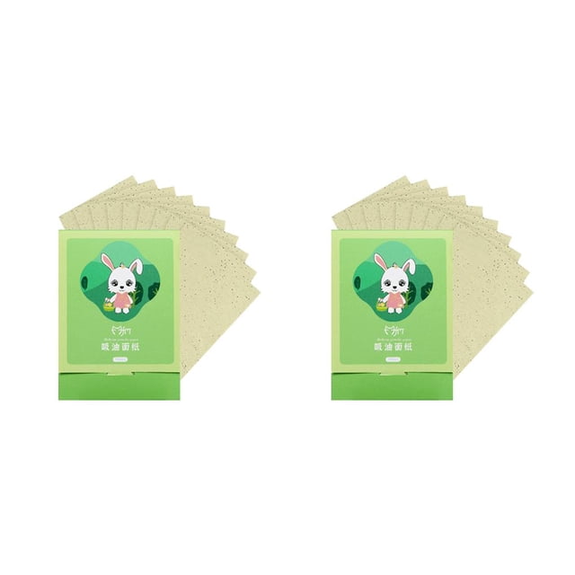 Minnieouse 1 caja de hojas de secado facial, pañuelos absorbentes convenientes, productos para el cuidado de la piel grasa, toallitas de control Type2 NO2