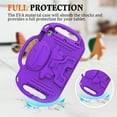 thumbnail image 3 of SUPNICE Kids Case for iPad 9.7 2018/2017- Light Weight Shockproof Handle Stand Case Cover with Shoulder Strap Lanyard for iPad 9.7 2018/2017/iPad Air/iPad Air 2 - Purple, 3 of 9