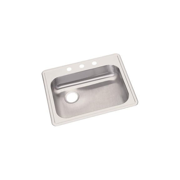 SS 25x21.2x5.3 Single Drop-in Sink