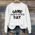 thumbnail image 5 of Gamivast Sweatshirts for Women Oversized Game Day Football Crewneck Shirts Trendy Long Sleeve Drop Shoulder Pullover Spring Superbowl Outfit 2026, 5 of 5