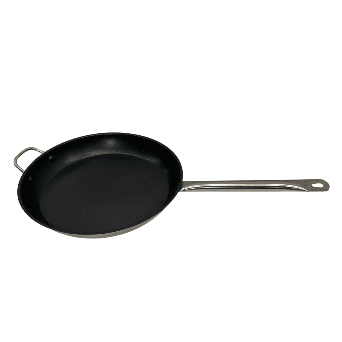 Sartén KitchenAid Antiadherente Cerámica 10 Pulgadas – Anodizada Dura, Apta Horno 500°F – Color Negro Mate