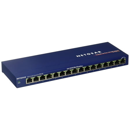 Fast Ethernet Switch, Netgear Prosafe 16-port Home Network Ethernet Switch