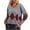 Dark Gray, variant on Erwazi Sweaters Women's Color Block Fall Winter V Neck Long Sleeve Warm Soft Knitted Pullover