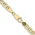 thumbnail image 3 of 14K Yellow Gold 5mm Semi-Solid Anchor with Lobster Lock Chain - 18", 3 of 8