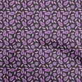 thumbnail image 1 of oneOone Velvet Purple Fabric Fruits Fabric For Sewing Printed Craft Fabric By The Yard 58 Inch Wide, 1 of 4