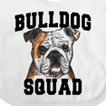 thumbnail image 4 of Inktastic Dog Bulldog Squad Boys or Girls Baby Bib, 4 of 4