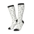 thumbnail image 2 of Fotbe Hand Drawn Rabbit print Women's Men's Novelty Crew Socks Cotton Socks Knee High Socks for Walking,Running,Nurses,Pregnancy, 2 of 8