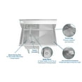 thumbnail image 6 of KoolMore 33 in. One Compartment Stainless Steel Commercial Sink with Drainboard, Bowl Size 15"x 15"x 12", 6 of 10
