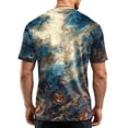 thumbnail image 7 of Summer Shirts for Men Halloween Pumpkin Bat Print Short Sleeve Crew Neck Shirts Pull on Causal Loose T Shirts, M, 7 of 7