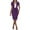 Purple#010, variant on HAJWOH Dress Suits for Women 2 Piece Business Casual Short Sleeve Blazer and Pencil Skirt Church Teacher Office Modest Business Elegant Pencil Dresses for Women Black L