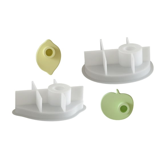 Reusable Silicone Mold Nonstick Bases Moulds Fruit Shape Hand-Making Supplies Suitable for Making Home Decoration
