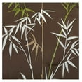 thumbnail image 3 of Bengal 7-Piece Bamboo Embroidered Comforter Set King Size - Sage Green Brown Ivory Bamboo Grass Microfiber Comforter Bedding, 3 of 9