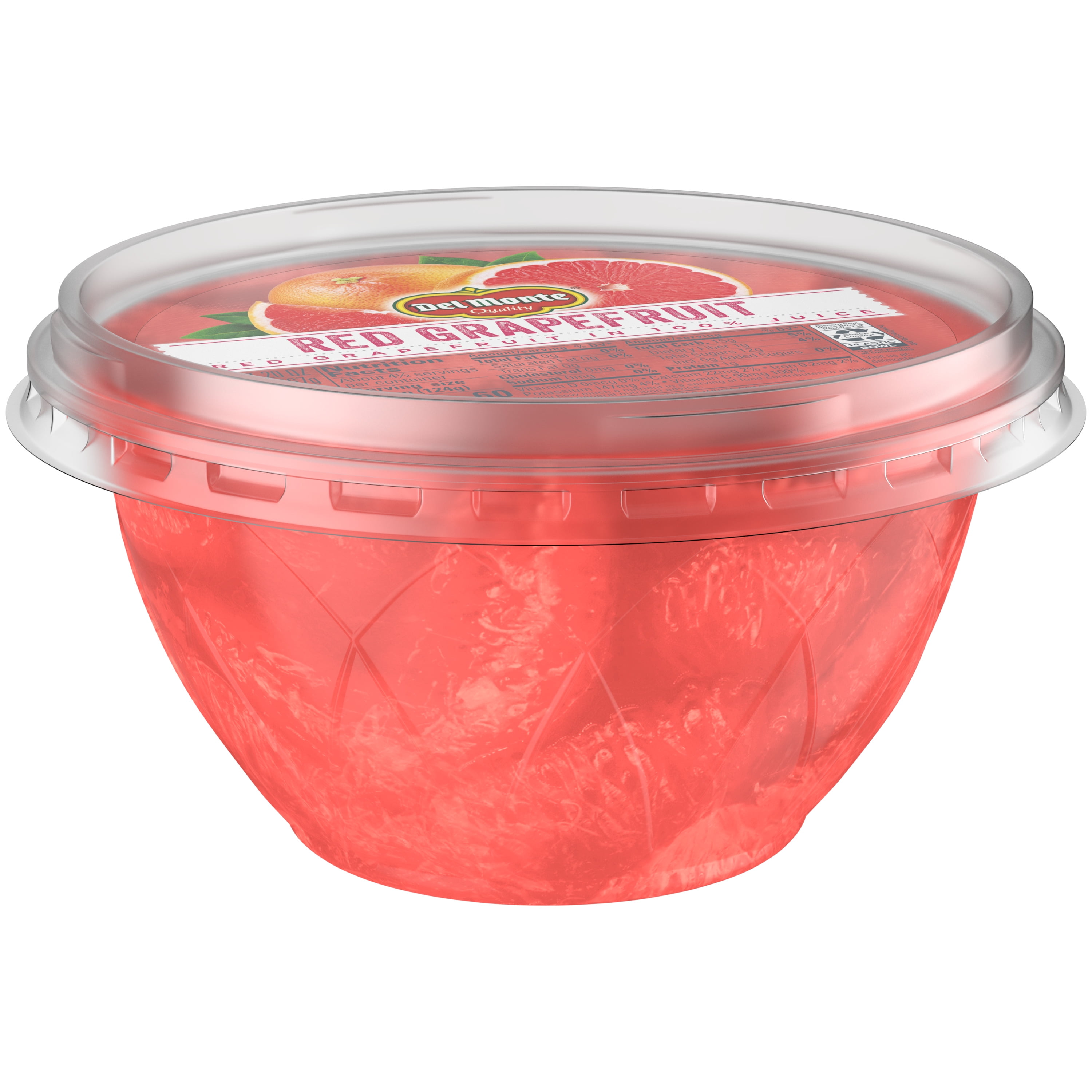 Del Monte Red Grapefruit in 100% Juice, 20 oz. Bowl