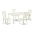 thumbnail image 2 of East West Furniture Dining Room Set Linen White, DODA5-LWH-W, 2 of 6