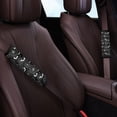 thumbnail image 3 of Chririnla Halloween Spider Bat Seat Belt Pad Magic Tape Quick Install Car Seat Belt Covers Easy to Wash Universal Compatible with SUV Truck, 3 of 8