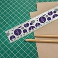 thumbnail image 3 of Treble Clef Music Musical Note Sound White on Purple 12 Inch Standard and Metric Plastic Ruler, 3 of 3