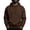 Coffee, variant on Mens Fleece Oversized Hoodie Pullover Sweatshirts Fall Winter Cozy Pullover Drawstring with Pocket Regular Fit Workout Travel Outfit M