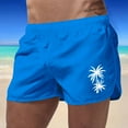 thumbnail image 2 of Mens Swim Trunks 5 Inch Drawstring Swimming Shorts with Pockets Swimwear Bathing Suit Comfort for Beach, 2 of 4