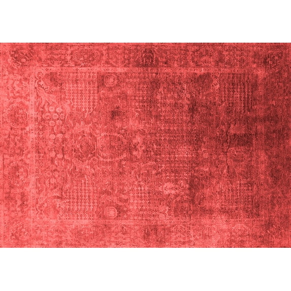 Ahgly Company Indoor Rectangle Oriental Red Industrial Area Rugs, 2' x 5'