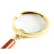 thumbnail image 3 of 10x Handheld Magnifier, 80mm Diameter Reading Magnifying Glass, Mental, 3 of 4