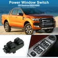 thumbnail image 2 of Interruptor de ventana eléctrica Unique Bargains No. UE8D66350 para el lado del conductor delantero izquierdo para Ford Ranger 2006-2012 Negro, 2 of 7