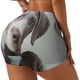 thumbnail image 1 of Fotbe Adorable Puppy Portrait Shorts Sin Costuras – Shorts Deportivos de Cintura Alta para Mujer, Elásticos para Gimnasio, Yoga, Running o Ciclismo-Large, 1 of 8