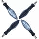 thumbnail image 3 of Universal Motorcycle Turn Signal Light LED Blinker Signal Lights 4pcs, 3 of 5