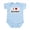 Sky Blue, variant on CafePress - I Love ROMO Infant Bodysuit - Baby Light Bodysuit, Size Newborn - 24 Months