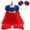 Dress + Headband, variant on SUEE Superhero Costume Dress For Toddler Girls Sequins Cosplay Role Play Clothes Halloween Dress Up