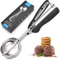 thumbnail image 1 of Zulay Kitchen Stainless Steel Cookie Dough & Ice Cream Scooper, 1 of 2