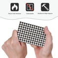 thumbnail image 6 of Kll Houndstooth Black And White Wall Plate,Gloss Finish,Standard Size 1 - 5" X 3", Polycarbonate Thermoplastic,Electric Receptacle Plug Covers, 6 of 8