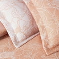 thumbnail image 3 of Chezmoi Collection Katrina 6-Piece Floral Comforter Set Full Size, Coral/White, Soft Jacquard Textured Lightweight Bedding for All Season, 3 of 9