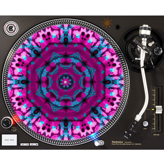 KuzmarK™ 12" DJ Turntable Slipmat - Girl Pop