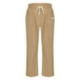 thumbnail image 6 of LNWUY Mens Corduroy Straight Leg Pants Long Solid Elastic Waist Casual Pants Loose Fit Going Out Pants with Pockets Yellow M, 6 of 6