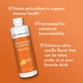 thumbnail image 6 of Dr. Mercola Liquid Liposomal Vitamin C - Antioxidant & Immune Support Supplement - Includes Vitamin E - GMO-Free, Gluten-Free & Soy-Free - Citrus Vanilla Flavor - 450 mL (30 Servings), 6 of 8