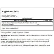 Swanson Triphala Capsules, 50mg, 100 Count
