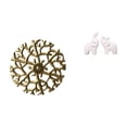 thumbnail image 1 of Escultura rústica de de hierro forjado para pared, decoración única de mesa, placa con estatua de animal, colgante 3D para oficina y sala de, 1 of 8