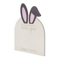 thumbnail image 1 of Collection de Collection en Bois Thème Lapin de Pâques Empreinte de Bébé Significative, 1 of 6
