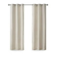 thumbnail image 6 of MAYEERTY Basketweave Curtain Panel Pair - 2 Pcs, Room Darkening, Modern Practical, 6 of 13