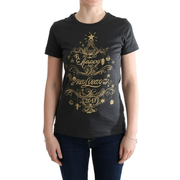 Dolce  Gabbana Gray Cotton 2017 Motive T-Shirt