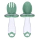 thumbnail image 1 of Juego de vajilla, tenedores y cucharas, juego de cuchara y tenedor para bebé, cuchara y tenedor para bebé, utensilios de autoalimentación para niños pequeños, rendimiento inigualable, 1 of 8
