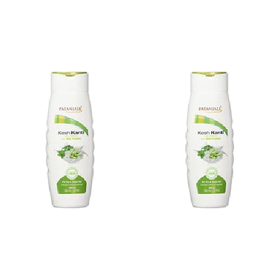 Pack Of 2 - Patanjali Milk Protein Hair Cleanser Shampoo - 200 Ml (6.76 Oz)