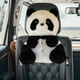 thumbnail image 5 of Caja de pañuelos para coche, para colgar en el respaldo de la silla, con forma de panda de peluche, ideal para el coche, la oficina, regalos para amigos, papel colgante., 5 of 6