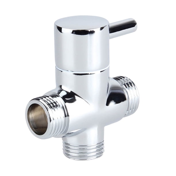 Baño Inodoro Bidé Pulverizador Válvula de 3 vías Cabezal de ducha Adaptador en T Desviador de agua Accesorio de baño sin tuerca de tapa Methold HA5391-02B