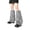 Gray, variant on leg warmers for women's Faux Leg Warmers Furry Boot Cuffs Covers Leg Sleeves Plain Winter Boot Covers Winter Warm Party Leg Accessories for Women