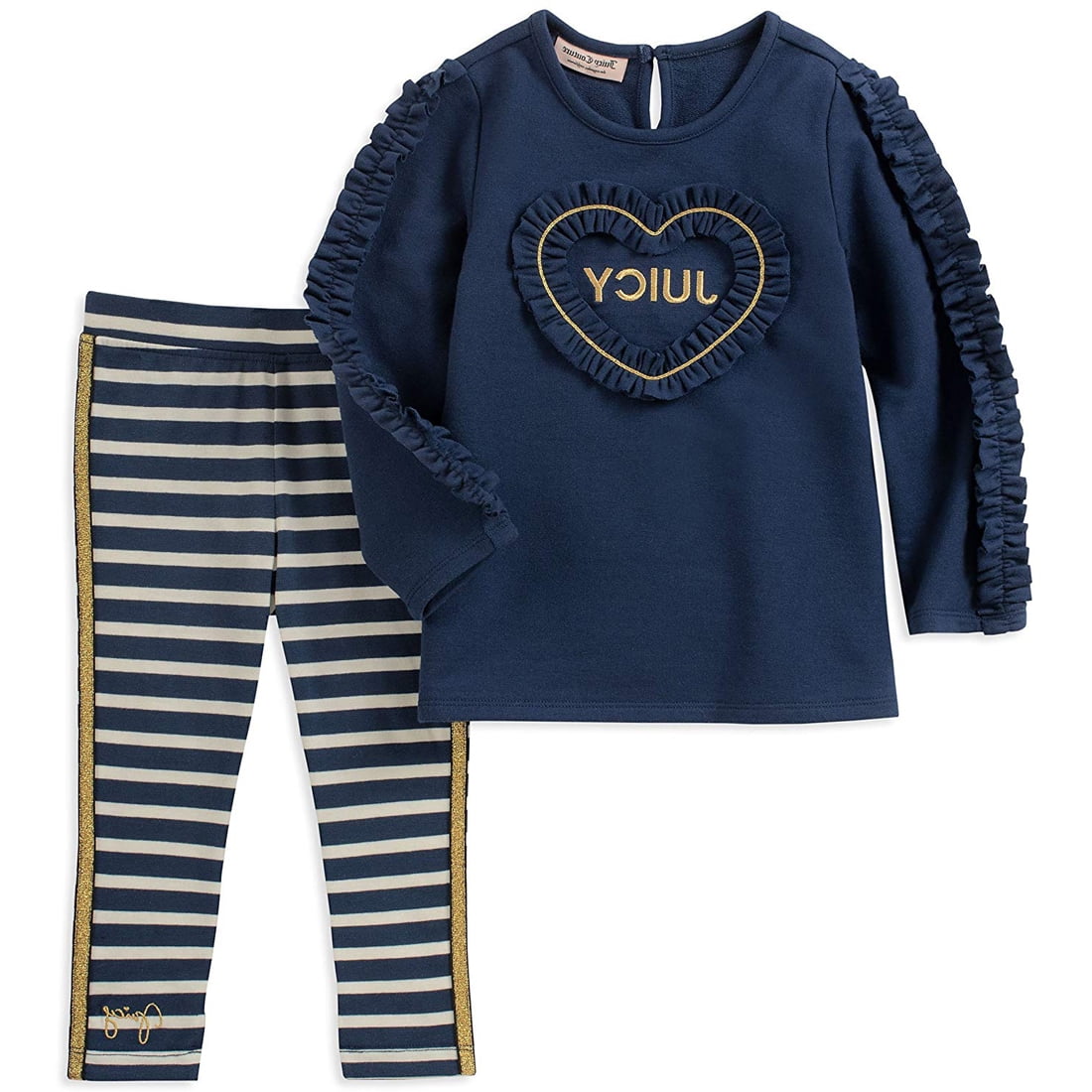 Juicy Couture Juicy Couture Baby Girls 2 Pieces Tunic Legging Set