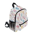 thumbnail image 2 of FORMRS School Backpack with Front Zippered Pocket 12" Student Travel Daypack, Colorful Ice Cream Pattern, 2 of 6