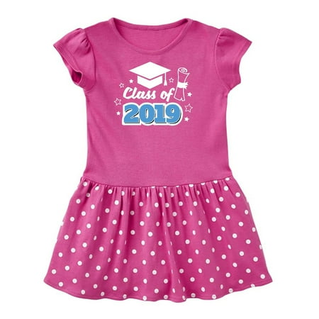 Class of 2019 with Graduation Cap and Diploma in Blue Toddler